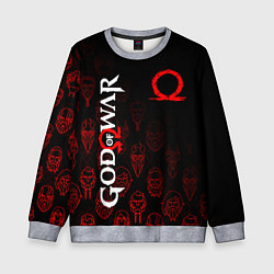 Свитшот детский GOD OF WAR HEROES ГЕРОИ, цвет: 3D-меланж