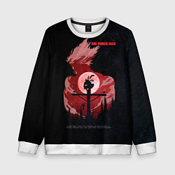 Свитшот детский One Punch-Man эпичный Гароу, цвет: 3D-белый