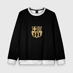 Свитшот детский Golden Barca, цвет: 3D-белый