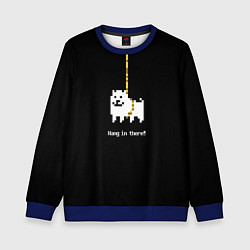 Свитшот детский UNDERTALE DOG НА КАНАТЕ, цвет: 3D-синий