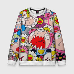 Детский свитшот Takashi Murakami кричащий арт