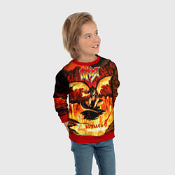 Свитшот детский Штиль - Ария, цвет: 3D-красный — фото 2