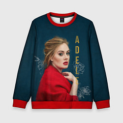 Свитшот детский Portrait Adele, цвет: 3D-красный