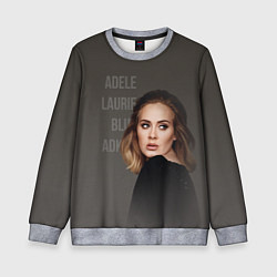 Свитшот детский Взгляд Адель, цвет: 3D-меланж