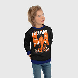 Свитшот детский Walkin Freeman, цвет: 3D-синий — фото 2