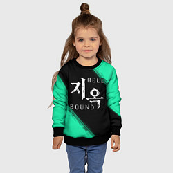 Свитшот детский HELLBOUND - Краска, цвет: 3D-черный — фото 2