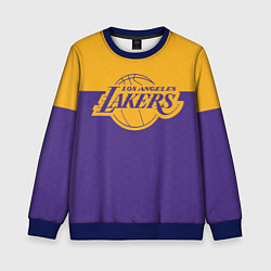 Свитшот детский LAKERS LINE HEXAGON SPORT, цвет: 3D-синий