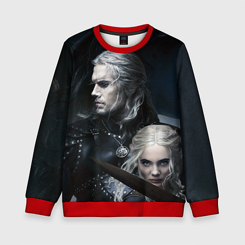 Детский свитшот THE WITCHER 2 SEASON / 3D-Красный – фото 1