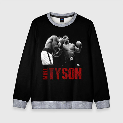 Детский свитшот Майк Тайсон Mike Tyson / 3D-Меланж – фото 1