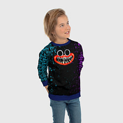 Свитшот детский POPPY PLAYTIME ПОППИ ПЛЕЙТАЙМ МОРДОЧКА ХАГГИ ВАГГИ, цвет: 3D-синий — фото 2