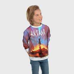 Свитшот детский JINX ARCANE LOL LEAGUE OF LEGENDS, цвет: 3D-белый — фото 2