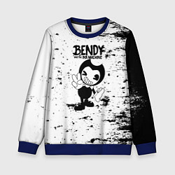 Свитшот детский Bendy and the ink machine - Black & White, цвет: 3D-синий
