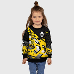 Свитшот детский Renault Рено, цвет: 3D-черный — фото 2