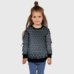 Свитшот детский Стальной Снег, цвет: 3D-черный — фото 2