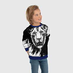 Свитшот детский ТигрTiger, цвет: 3D-синий — фото 2
