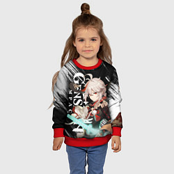 Свитшот детский КАДЗУХА АНЕМО KAZUHA, цвет: 3D-красный — фото 2