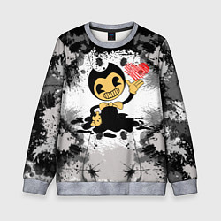 Свитшот детский BENDY LOVE БЕНДИ С СЕРДЦЕМ, цвет: 3D-меланж
