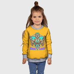 Свитшот детский Moon lord, цвет: 3D-меланж — фото 2