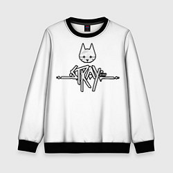 Свитшот детский Stray, цвет: 3D-черный