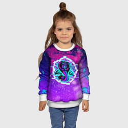 Свитшот детский Кобра Кай 2022, цвет: 3D-белый — фото 2