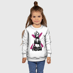 Свитшот детский Arcane League Of Legends - Джинкс, цвет: 3D-белый — фото 2