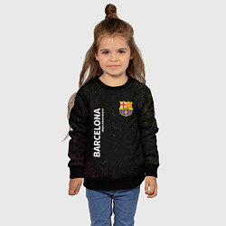 Свитшот детский БАРСЕЛОНА Pro Football Потертости, цвет: 3D-черный — фото 2