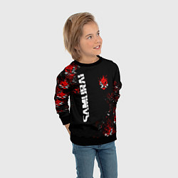 Свитшот детский КИБЕРПАНК 2077 SAMURAI CYBERPUNK 2077, цвет: 3D-черный — фото 2