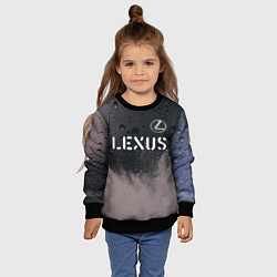 Свитшот детский LEXUS Lexus - Краски, цвет: 3D-черный — фото 2