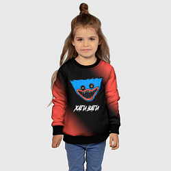 Свитшот детский ХАГИ ВАГИ - Градиент, цвет: 3D-черный — фото 2