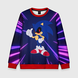 Свитшот детский SONIC EXE СОНИК, цвет: 3D-красный