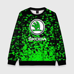 Детский свитшот Skoda - Пиксели