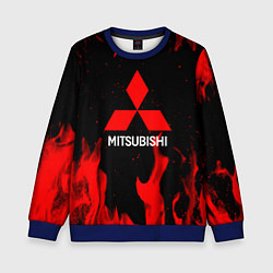 Свитшот детский Mitsubishi Red Fire, цвет: 3D-синий