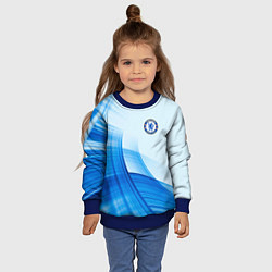 Свитшот детский Chelsea FC челси фк, цвет: 3D-синий — фото 2