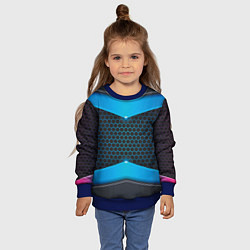 Свитшот детский 3D NEON БРОНЬ, цвет: 3D-синий — фото 2