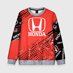 Свитшот детский HONDA хонда sport, цвет: 3D-меланж