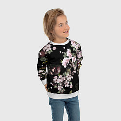 Свитшот детский Краски весны, цвет: 3D-белый — фото 2