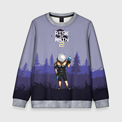 Свитшот детский Риск оф Рэйн 2, цвет: 3D-меланж