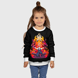 Свитшот детский Тенген Узуй Великолепный ниндзя Клинок Рассекающий, цвет: 3D-белый — фото 2