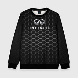 Свитшот детский Infinity соты, цвет: 3D-черный