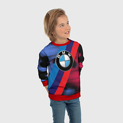 Свитшот детский BMW Luxury, цвет: 3D-красный — фото 2