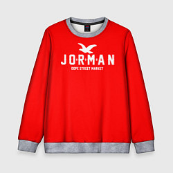 Свитшот детский Узор Red Jorman Air Dope Street Market, цвет: 3D-меланж