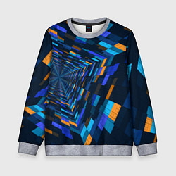 Свитшот детский Geometric pattern Fashion Vanguard, цвет: 3D-меланж