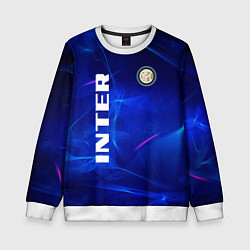 Свитшот детский Inter abstraction, цвет: 3D-белый