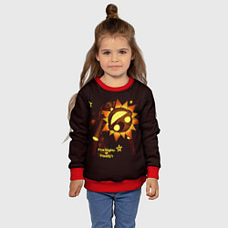 Свитшот детский Five Nights at Freddys Security Breach - Воспитате, цвет: 3D-красный — фото 2