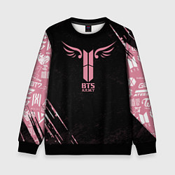 Свитшот детский Bts бтс, цвет: 3D-черный