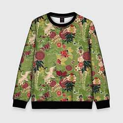 Свитшот детский Япония-Китай Сюжет, цвет: 3D-черный