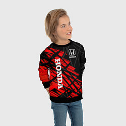 Свитшот детский HONDA ХОНДА СОВРЕМЕННЫЙ, цвет: 3D-черный — фото 2