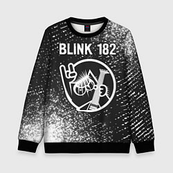 Свитшот детский Blink 182 КОТ Спрей, цвет: 3D-черный