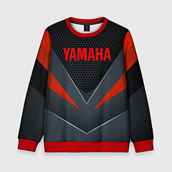 Свитшот детский YAMAHA ТЕХНОЛОГИЧЕСКАЯ БРОНЯ, цвет: 3D-красный