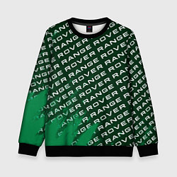 Свитшот детский РЭНДЖ РОВЕР Краска Паттерн, цвет: 3D-черный
